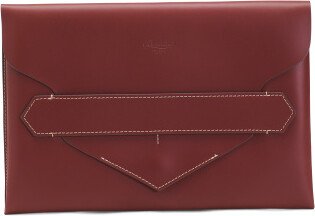 Leather Envelope Pouch for Women