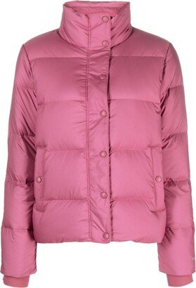 Press-Stud Down Puffer Jacket-AA