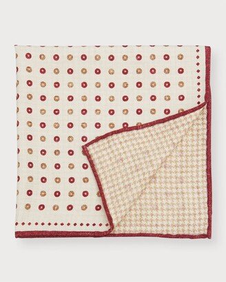 Men's Double Face Silk Pocket Square