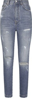 Grace jeans with ripped details-AA