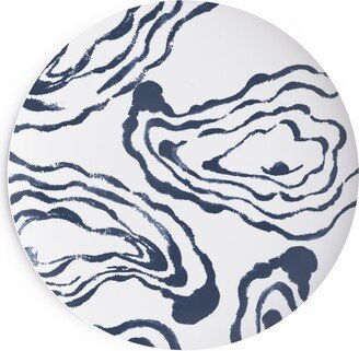 Salad Plates: Oysters Paisley - Navy Salad Plate, Blue