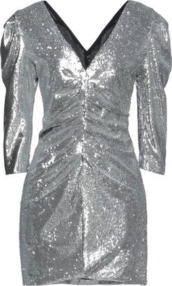 SIMONA CORSELLINI Mini Dress Silver