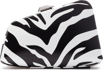 Zebra Print Clutch Bag