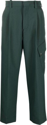 Combine straight-leg cropped trousers-AA