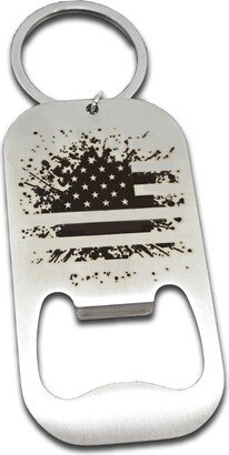 Usa Splattered Bottle Opener - Engraving Available