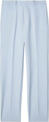 Logo-Embroidered Straight-Leg Trousers-AI