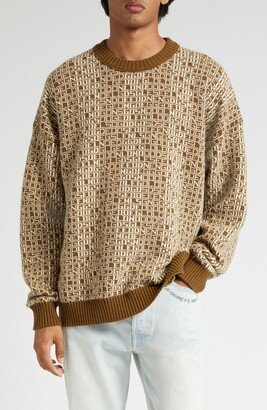Journey Logo Boxy Wool & Cashmere Sweater