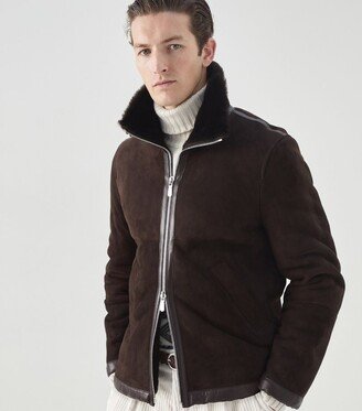 Suede Shearling Jacket