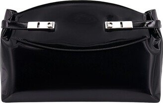 Large Pouch Gancini Buckle Clutch Bag