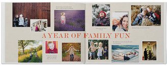 Photo Books: Year Of Happy Photo Book, 11X14, Professional Flush Mount Albums, Flush Mount Pages