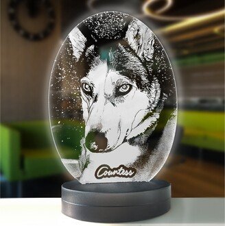 Customized 3D Dog Photo Lamp, Personalized Light, Pet Memorial Lover Gifts, Led Night Custom Desk Lamp