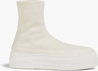 Ludlow neoprene high-top platform sneakers