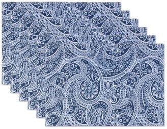 Paisley Print Outdoor Placemat, Set of 6