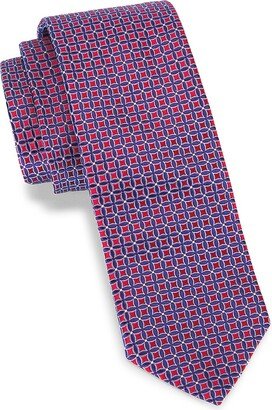 Geometric Silk Tie-AC