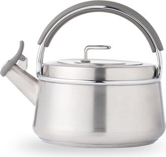 Everyday Solutions Cafe Collection Whistling Tea Kettle, 2 Quart