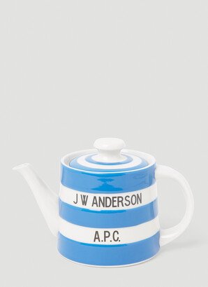 Cornishware X Jwa Afternoon Teapot - Man Kitchen Blue One Size
