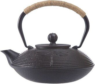 Oriarm Stovetop Cast Iron Pot, Japanese Tea Kettle With Infuser Nanbu Tetsubin Black No Enamel