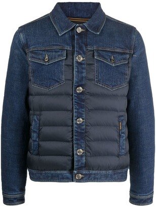 Padded Denim Jacket-AB