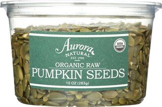 Aurora Natural Products - Organic Raw Pumpkin Seeds - Case of 12 - 10 oz.