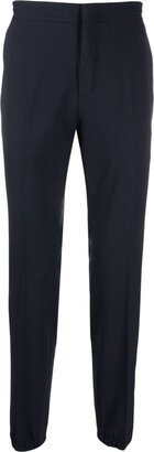 Elasticated-Ankles Slim Trousers