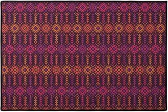 Door Mats: Kilim Sunset - Warm Door Mat, Multicolor