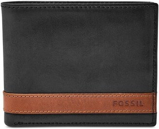 Men's Quinn Bifold With Flip Id Leather Wallet