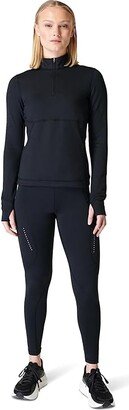 Therma Running 1/2 Zip (Black) Women's Clothing