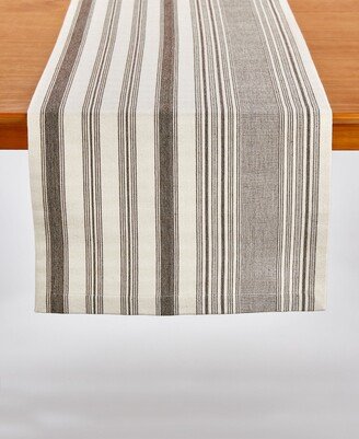 Tableau Hammond Stripe Birch Woven Table Runner, 72