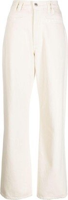 Gaucho wide-leg jeans