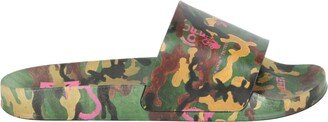 Military Print Logo Slides