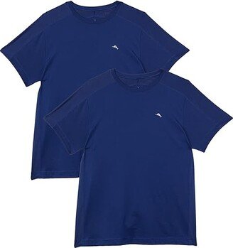 Mesh Tech Tee Multipack (Navy) Men's Pajama