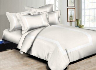 Circles Home 300TC Hotel Style Ivory Duvet Set