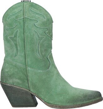 Ankle Boots Sage Green-AA