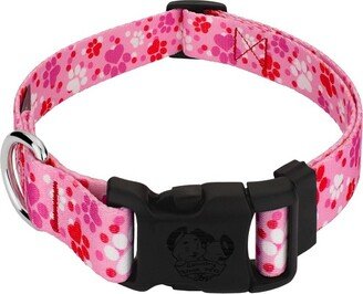 Country Brook Petz® Deluxe Puppy Love Dog Collar - Made in The U.S.A. - Small