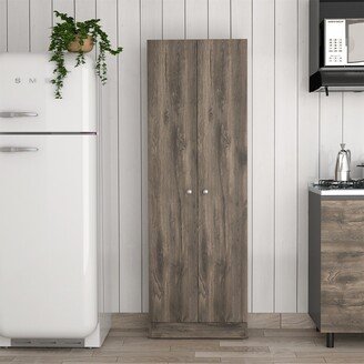 BESTCOSTY Simple Rectangle 2-Door Storage Tall Cabinet