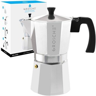 Milano Stovetop Espresso Maker Moka Pot 9 Espresso Cup Size 15.2 oz