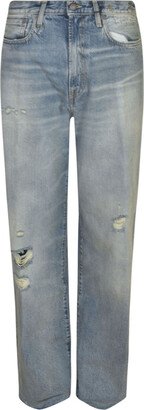 Straight Distressed Jeans