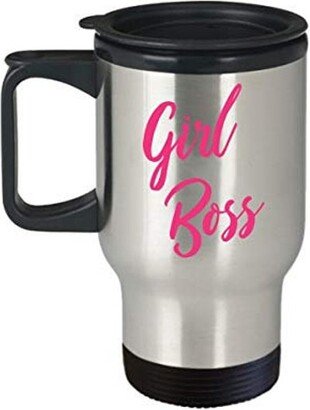 Girt Boss Travel Mug - Funny Tea Hot Cocoa Insulated Tumbler Novelty Birthday Christmas Anniversary Gag Gifts Idea