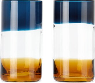 The Conran Shop Blue & Orange Ombre High Ball Set