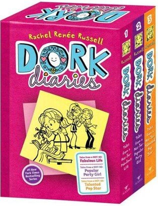 Barnes & Noble Dork Diaries Boxed Set Books 1-3 - Dork Diaries, Dork Diaries 2, Dork Diaries 3 by Rachel Renie Russell
