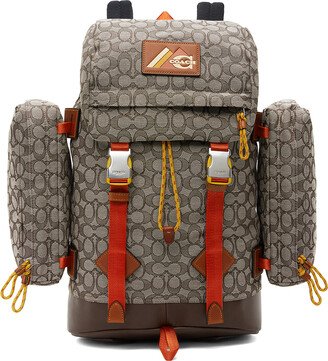 Brown Utility Backpack