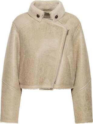 MARANT ETOILE Apstya shearling jacket