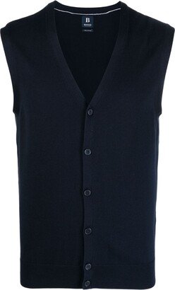 Boggi Milano Fine-Knit Cotton Vest