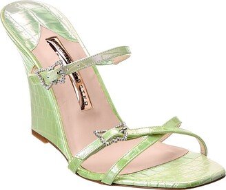 Venus Leather Wedge Sandal