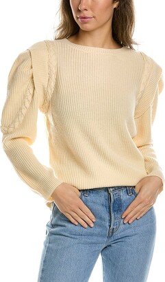 Braided Wool & Cashmere-Blend Sweater