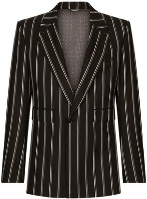 Striped Wool Blazer