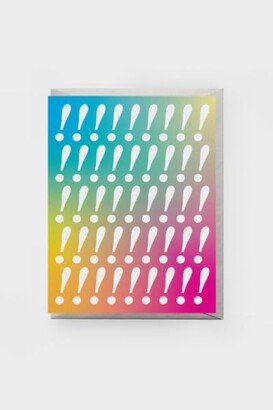 Boss Dotty Rainbow Exclamation Greeting Card