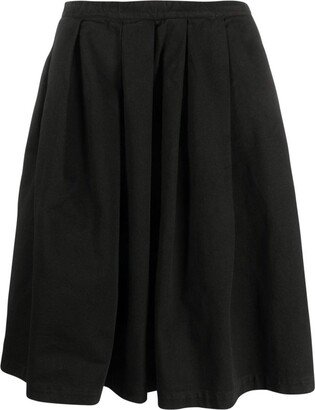 Pleated Midi Skirt-AE