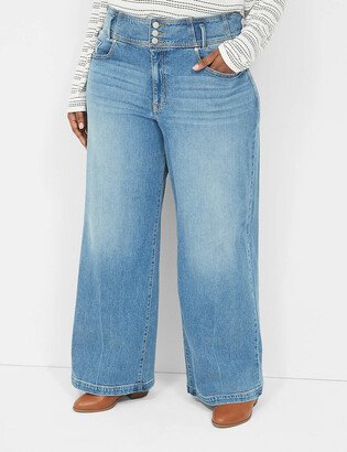 Ultra High-Rise Wide Leg Jean