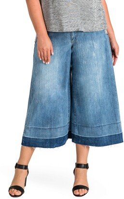 Release Hem Denim Culottes